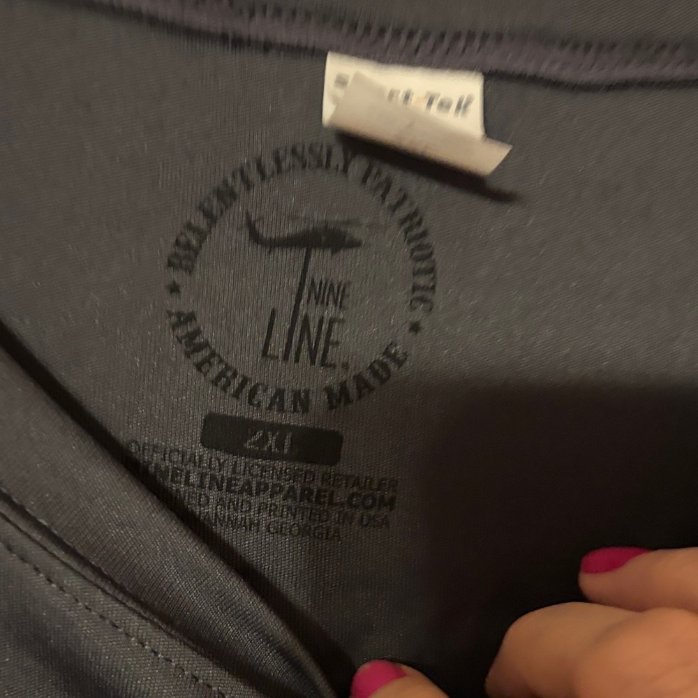 Nine line Men's dark grey Shirt size 2XL America’s workhorse - Picture 2 of 7
